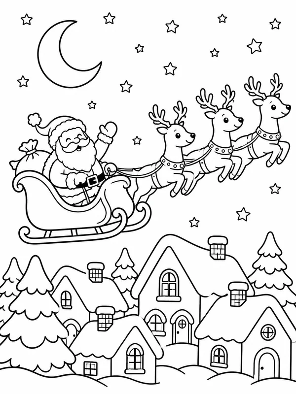 Dibujos de Navidad para colorear 12