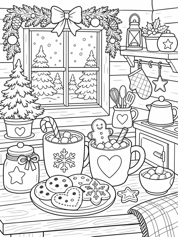 Dibujos de Navidad para colorear 8