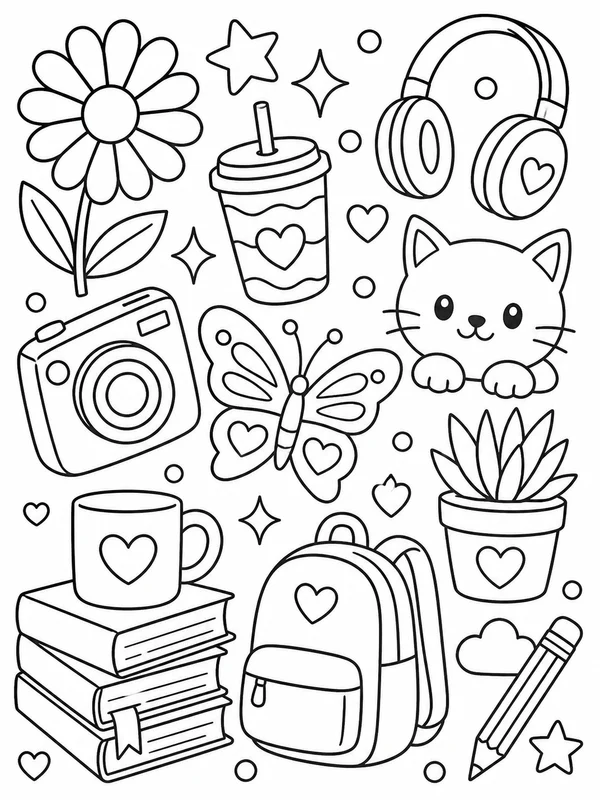 Dibujos para colorear para adolescentes 5
