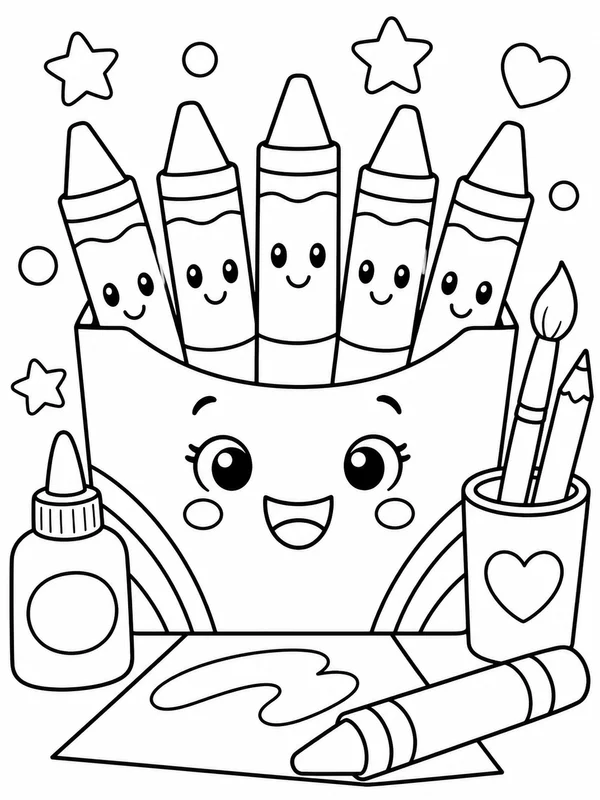 Crayola printable coloring page printable line art