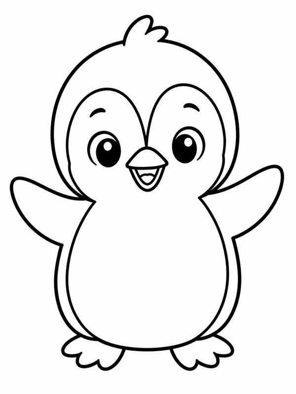 Dibujos de animales adorables para colorear 6
