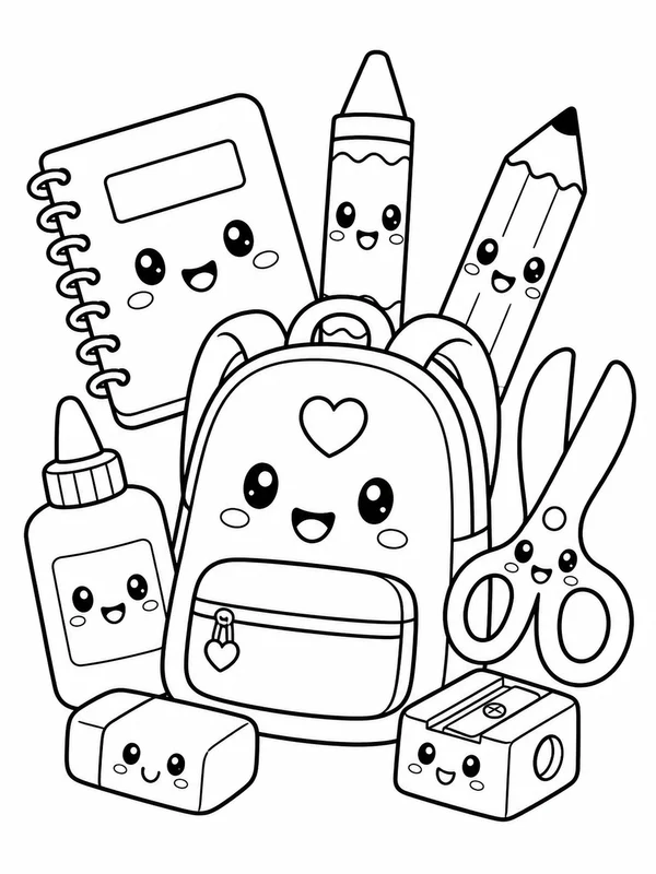 Dibujos de diseños adorables para colorear 11