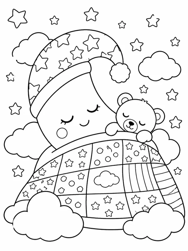 Dibujos de diseños adorables para colorear 9