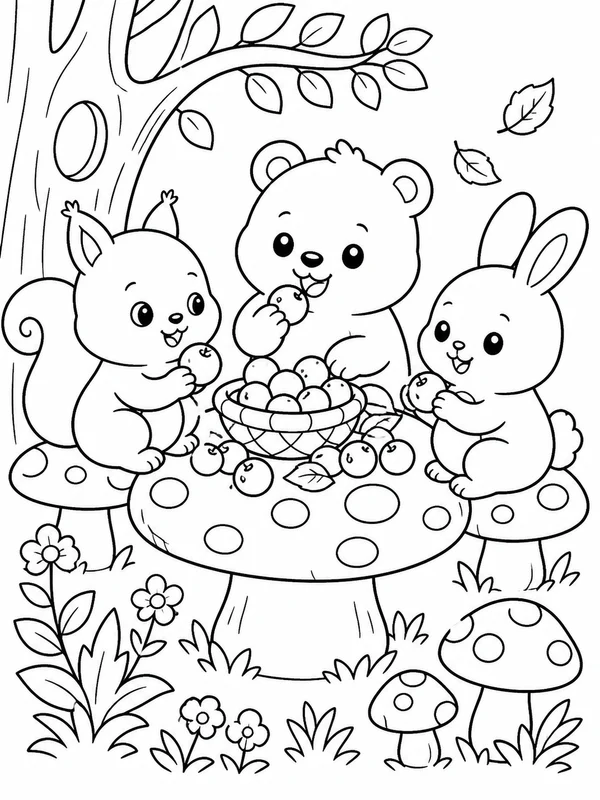 Dibujos de diseños adorables para colorear 7