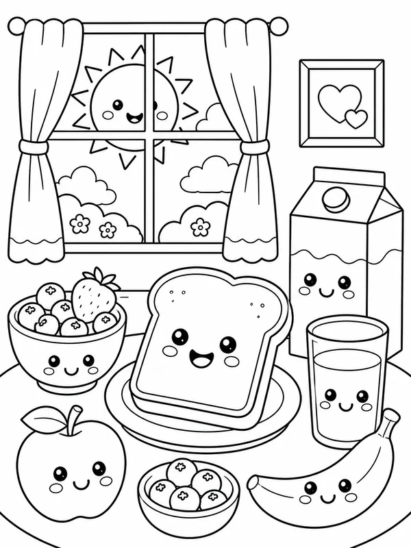 Dibujos de diseños adorables para colorear 24