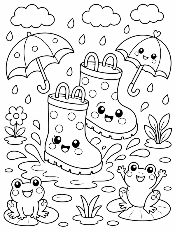 Dibujos de diseños adorables para colorear 22
