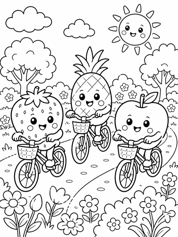 Dibujos de diseños adorables para colorear 16
