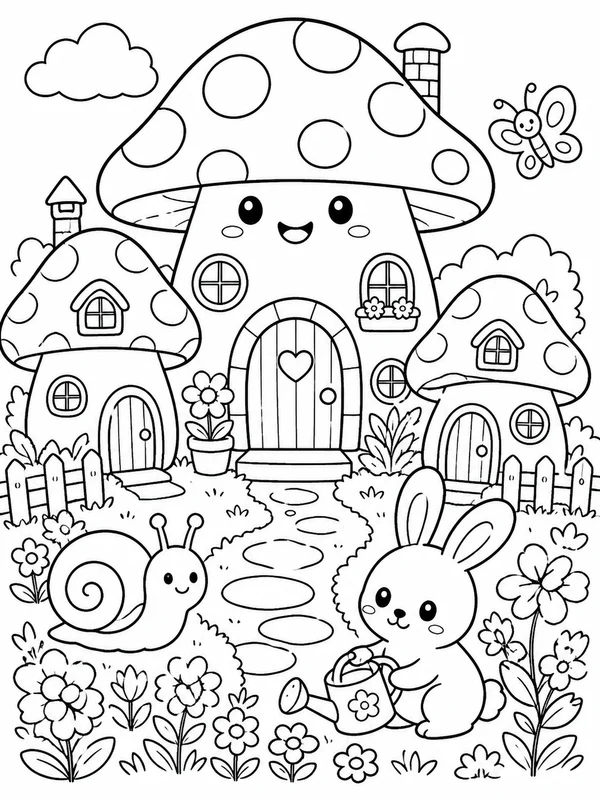 Dibujos de diseños adorables para colorear 13