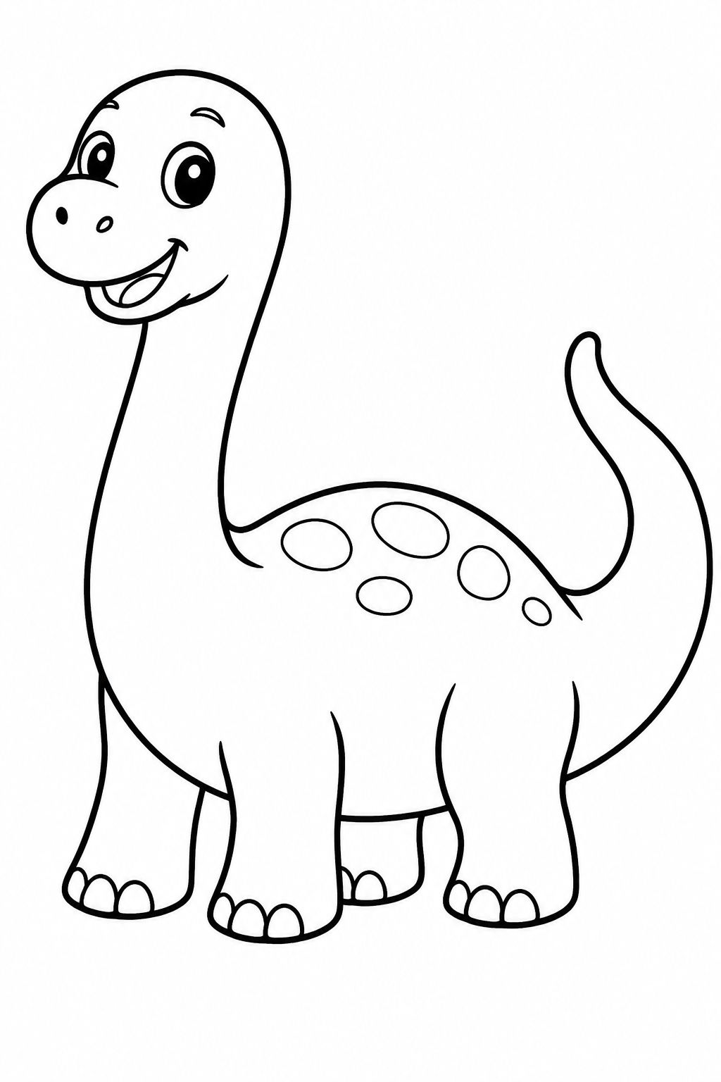 Dinosaur printable coloring page printable line art