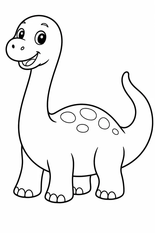 Dinosaur printable coloring page printable line art