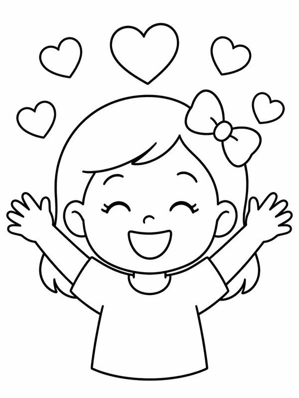 Dibujos de emociones y sentimientos para colorear 10