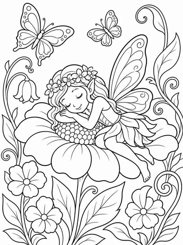 Dibujos de fairy para colorear 24