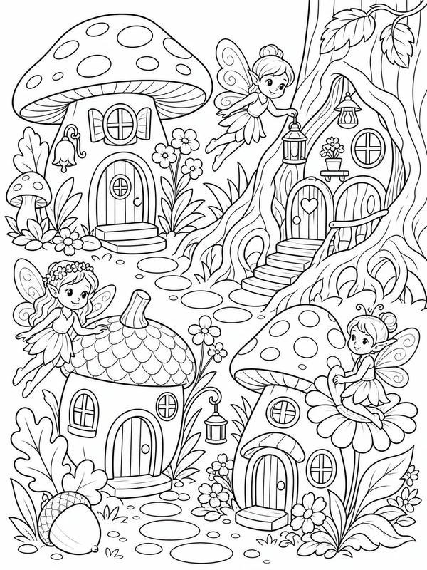 Dibujos de fairy para colorear 23