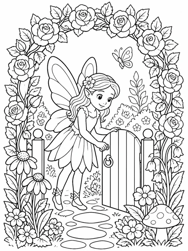Dibujos de fairy para colorear 22