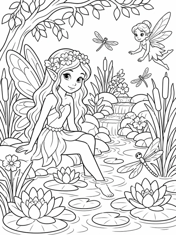 Dibujos de fairy para colorear 20