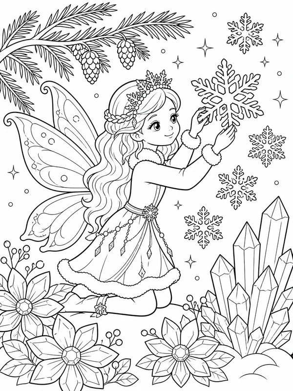 Dibujos de fairy para colorear 17