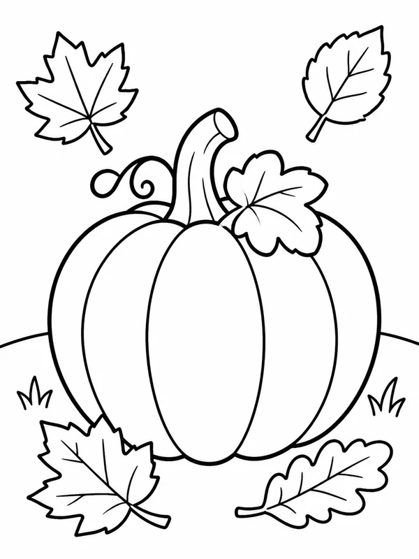 Dibujos de otoño para colorear 9