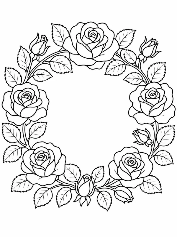Dibujos de flores para colorear 12