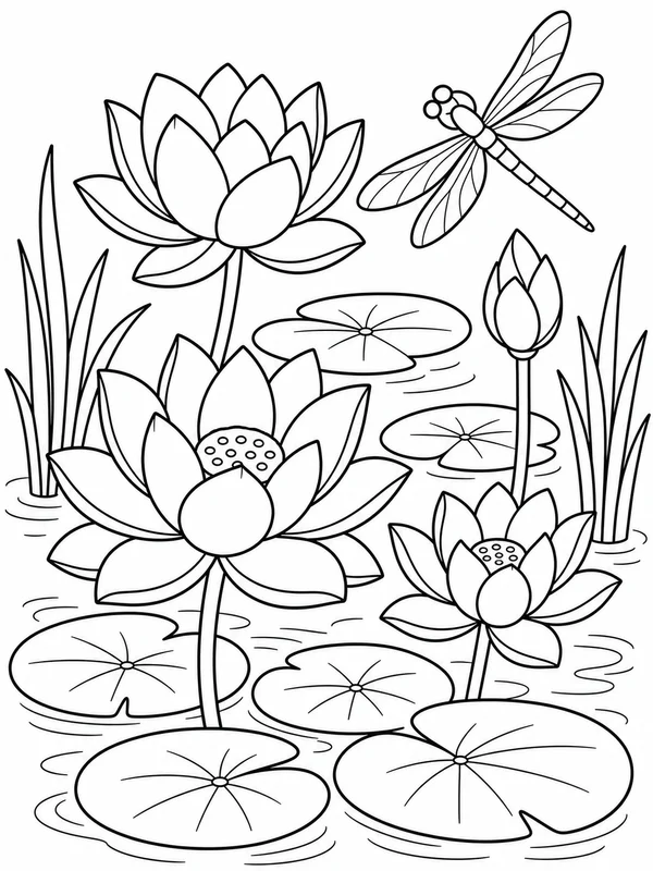 Dibujos de flores para colorear 10