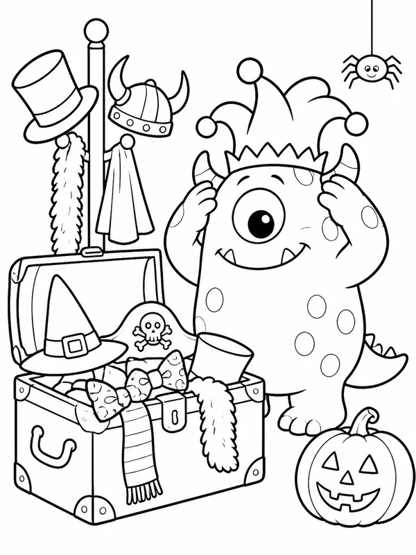 Dibujos de Halloween para colorear 17