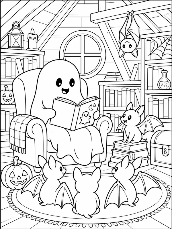 Dibujos de Halloween para colorear 13