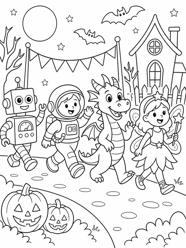 Dibujos de Halloween para colorear 9