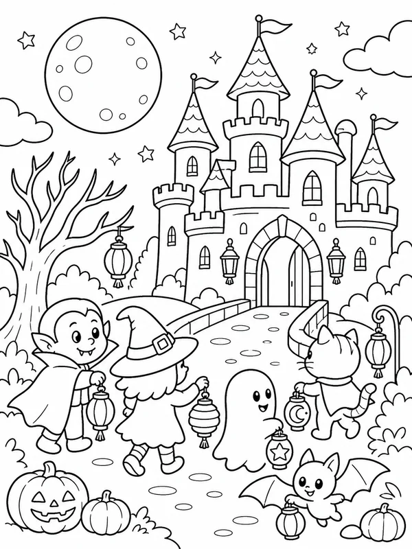 Dibujos de Halloween para colorear 8