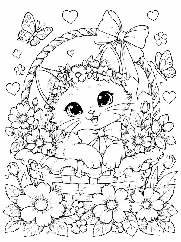 KDP Coloring Book Interior Pages: more detailed kdp coloring book interior pages scene with layered line art and print-ready composition
