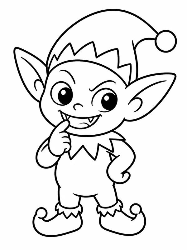 Labubu printable coloring page printable line art