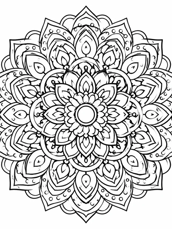 Dibujos de mandalas para colorear 2