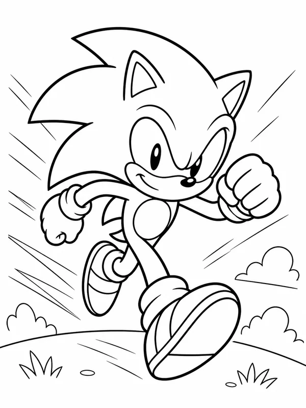 Dibujos de Sonic para colorear 9