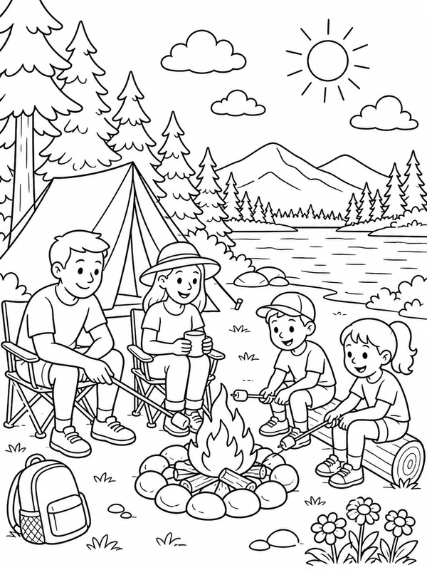 Dibujos de verano para colorear 10