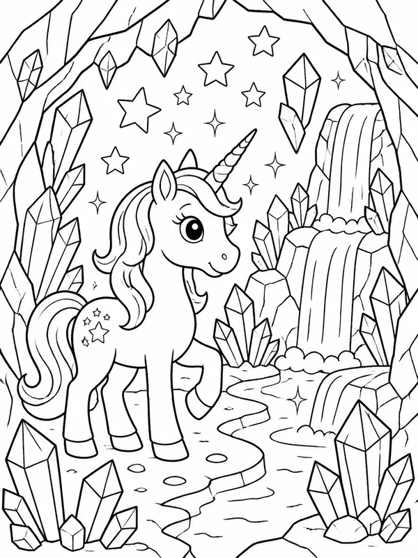 Dibujos de unicornios para colorear 2